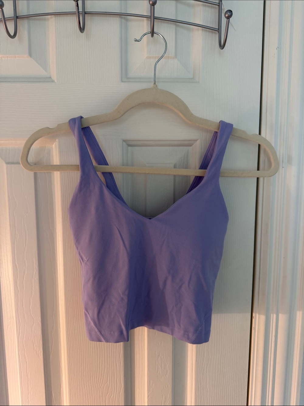 lululemon athletica Lavender V-neck Tank Top